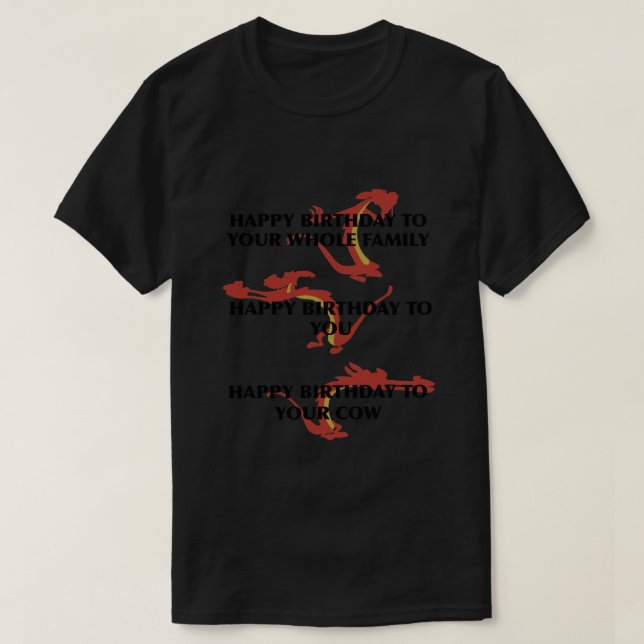 Camiseta Presente de aniversário Mushu .png (Frente do Design)