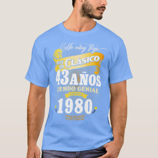 Camiseta Presente de aniversário para homens em espanhol