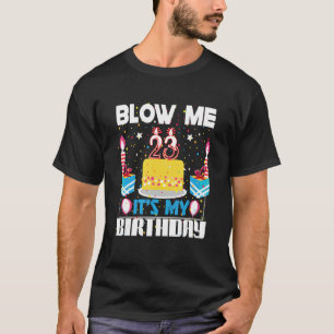 Camiseta Presente de Aniversário para Homens Sopre-me Eu Te