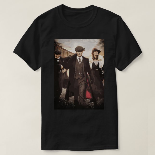 Camiseta Presente de aniversário Thomas Shelby Oferece pres (Frente do Design)