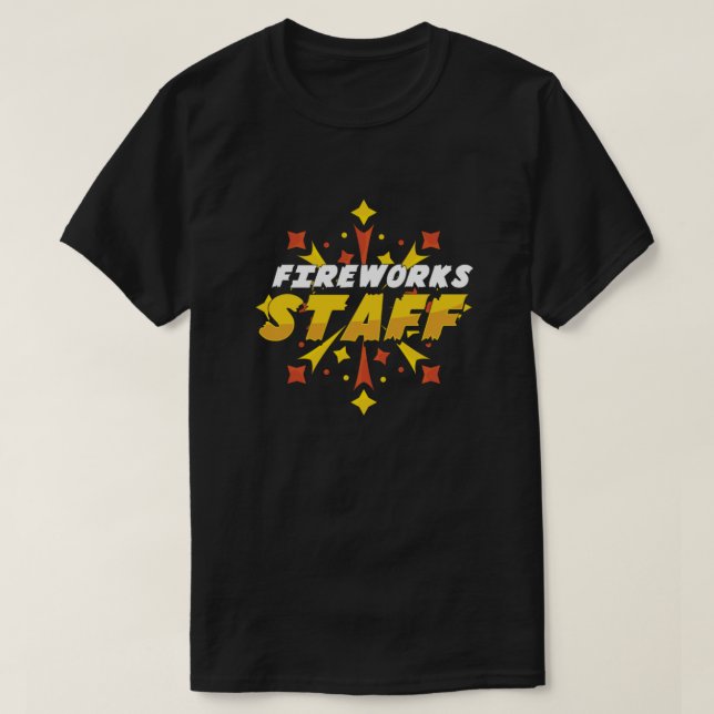 Camiseta Presente de Ano Novo do Pyro Pyro Pyrotechnical Fu (Frente do Design)