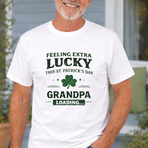 Camiseta Presente de Anúncio de Bebê do Dia de São Patrício