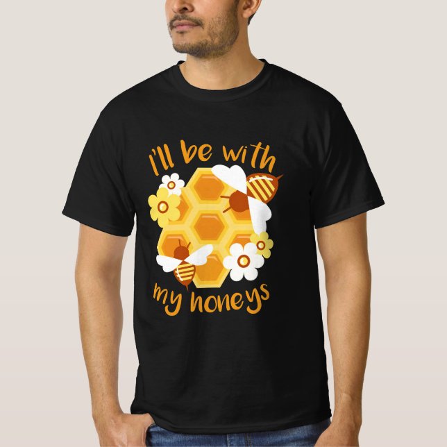 Camiseta Presente de apicultor | O Apicultor Estará Com Meu (Frente)