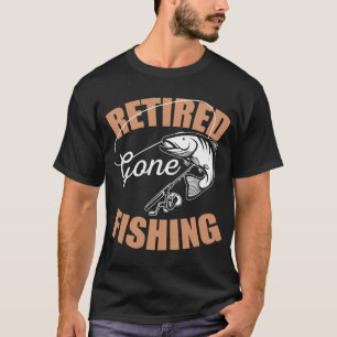Camiseta Presente de Aposentadoria Aposentado Pescaria