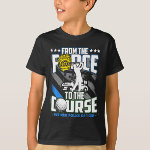 Camiseta Presente de Aposentadoria de Golfe Engraçado Ofici
