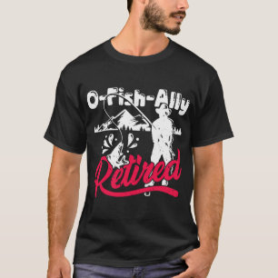 Camiseta Presente de Aposentadoria de Pesca para Pescador
