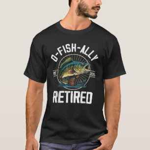 Camiseta Presente de Aposentadoria de Pescador O Peixe Alia
