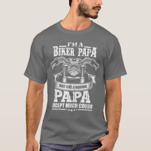 Camiseta Presente de Aposentadoria de Vovô Motociclista de