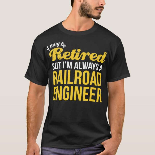 Camiseta Presente de aposentadoria engraçada do Engenheiro  (Frente)