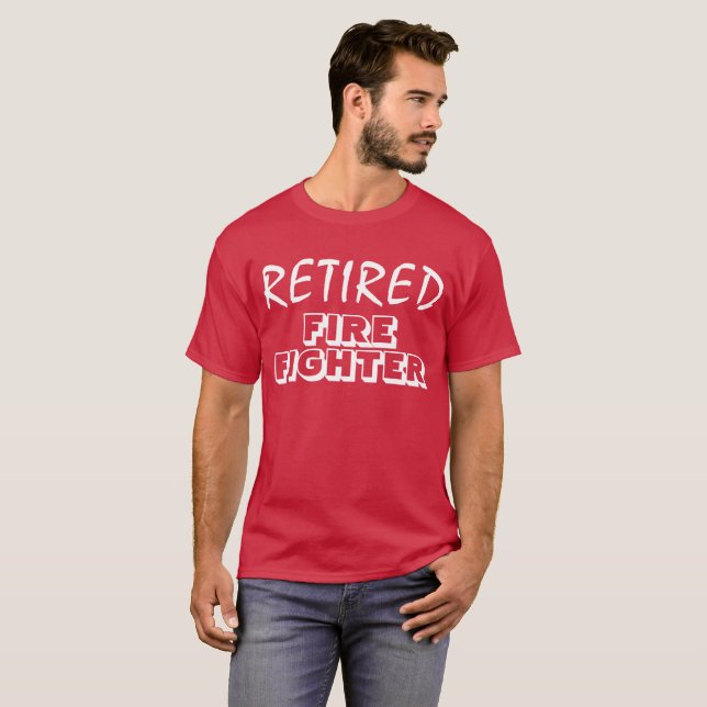 CAMISETA PRESENTE DE APOSENTADORIA PARA BOMBEIRO APOSENTADO (Frente Completa)