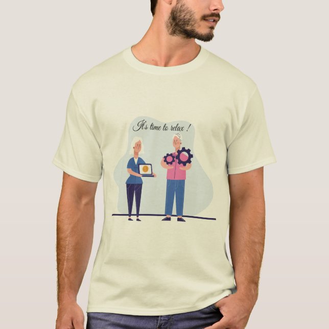 Camiseta Presente de aposentadoria para colega de trabalho (Frente)
