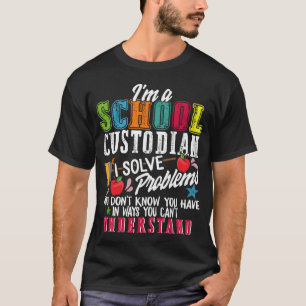 Camiseta Presente de Apreciação de Custódia Escolar, Escola