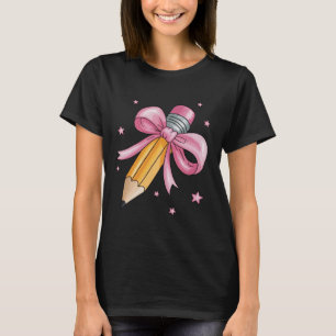 Camiseta Presente de Apreciação de Vida de Ensino de Lápis