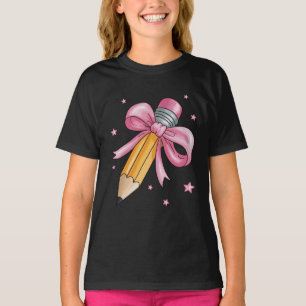 Camiseta Presente de Apreciação de Vida de Ensino de Lápis