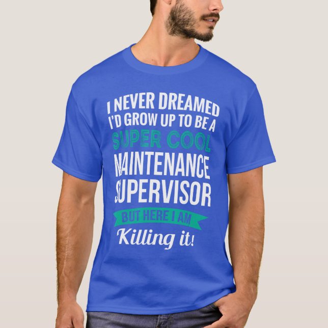 Camiseta Presente de Apreciação Engraçado para Supervisor d (Frente)