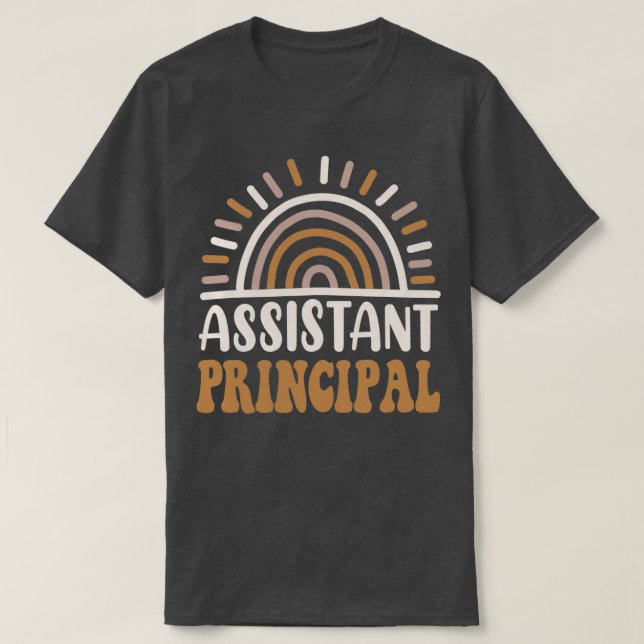 Camiseta Presente de Apreciação Principal do Assistente (Frente do Design)