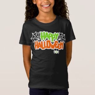 Camiseta Presente de aranha Aranha Cuta Colorida Feliz Ha