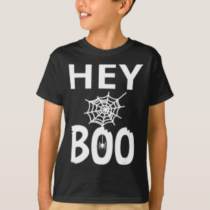 Camiseta Presente de aranha Ei Boo Halloween Engraçado Ar