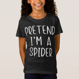 Camiseta Presente de Aranha Finja a fantasia de aranha no H