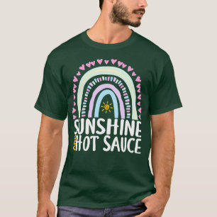 Camiseta Presente de Arco-Íris Cuto e Molho Quente para Mul