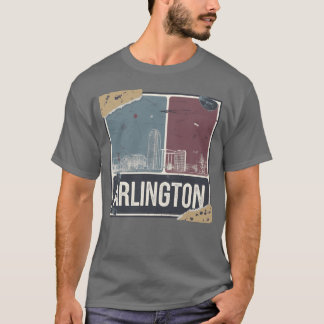 Camiseta Presente de Arlington para amigos e amantes de esp