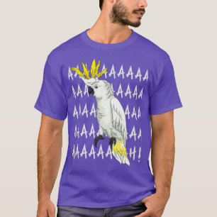 Camiseta Presente de Arte de Papagaio Engraçado