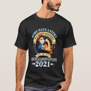 Camiseta Presente de Assistência Médica para Ela, Mãe RN &