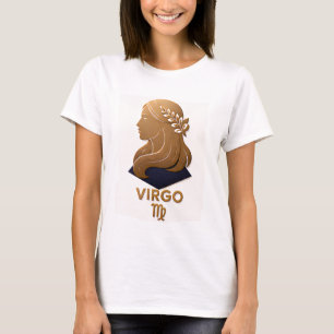 Camiseta Presente de Astrologia Decoração Zodíaco de Virgem