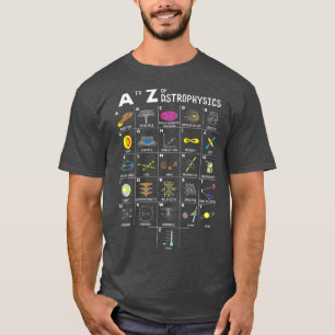 Camiseta Presente de Astronomia Engraçada A Z Sobre Astrofí