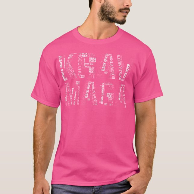 Camiseta Presente de Autodefesa das Artes Marciais Krav Mag (Frente)