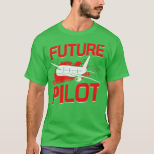 Camiseta Presente de Aviador Chefe da Escola de Voo Futuro