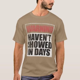 Camiseta Presente de aviso não exibido há dias