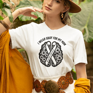 Camiseta Presente de Awarenes para Tumores Cerebrais para o