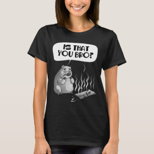 Camiseta Presente de Bacon de Porco Engraçado para Homens C