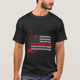 Camiseta Presente De Bandeira De Petróleo Para Trabalhadore