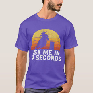 Camiseta Presente de Barrel Racer Engraçado Cavalo Funny