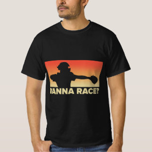 Camiseta Presente de Baseball Catcher Wanna Race, presente