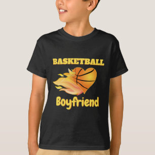 Camiseta Presente de basquete para fiery Heart Basball