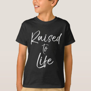 Camiseta Presente de Batismo Cristão Fofo para Novos Crente