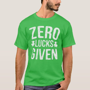Camiseta Presente de Bebendo de Dia de São Patrício com Zer