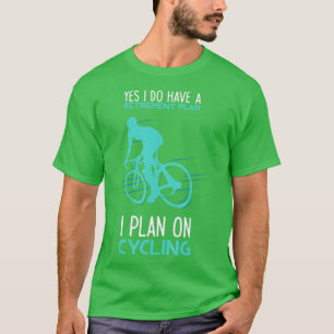 Camiseta Presente de Bicicleta de Ciclo do Plano de Reforma