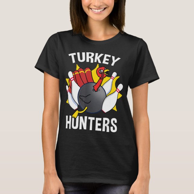 Camiseta Presente de Boliche de caça à Boliche na Turquia (Frente)