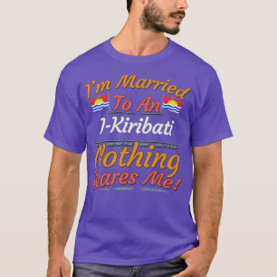 Camiseta Presente de borboleta de bandeira quiribatiana par