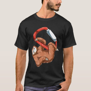 Camiseta Presente de Bouldering e Escalada de Preguiça Rela