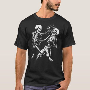 Camiseta Presente de boxe de esqueletos