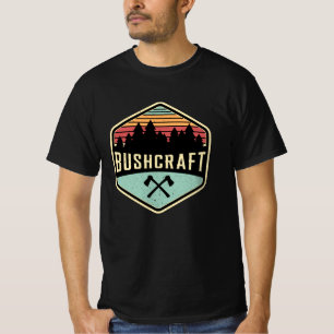Camiseta Presente de Bushcraft Retro Survival Survivent Bus