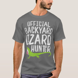 Camiseta Presente de caçador Lizard para fãs da Reptile, ra