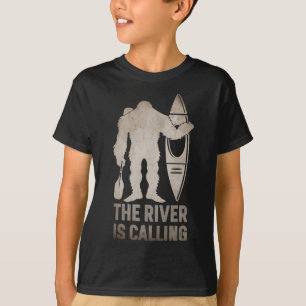 Camiseta Presente de caiaque de canoa de acampamento Sasqua
