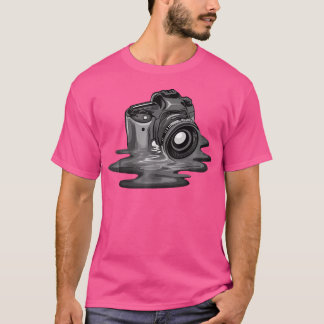 Camiseta Presente de Câmera Engraçado para Fotógrafos Homen
