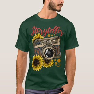 Camiseta Presente de câmera fotográfica para contador de hi
